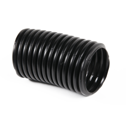 Труба гибкая гладкая двустенная черная ДГТ-ПНД Ø d110, (пог.м) с протяжкой