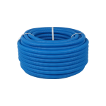 Труба дренажная двустенная синяя ДГТ-ПНД Ø 110, 50м с протяжкой